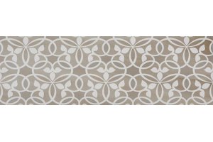 Настенная плитка Camelia 511 CAPPUCINO STRIP DECOR SERRA для ванной глазурованная коричневый 90x30