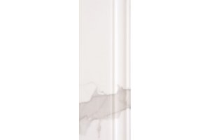 Универсальная плитка Infinity SKIRTING & FINISHING White SERRA глазурованная белый 40x15