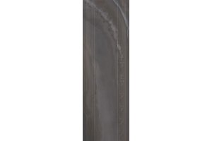 Настенная плитка Agatha Antracite Line Decor SERRA для ванной глазурованная темно-серая 120x40