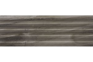Настенная плитка Hill 529 ANTRACITE DECOR SERRA для ванной глазурованная серый 90x30