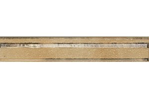 Настенная плитка Cadoro RAMAGE BORDER GOLD SERRA глазурованная золотой 30x5